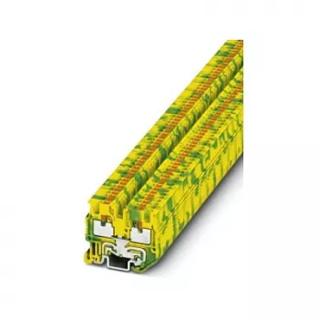 Phoenix Contact MPT 1,5/S-PE Mini Schutzleiterklemme, Push-in, 1,5 mm², Grün-Gelb, 3248110