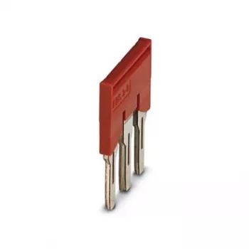 Phoenix Contact FBS 3-8 Steckbrücke, 3-polig, 8,2 mm Teilung, rot