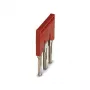 Phoenix Contact FBS 3-8 Steckbrücke, 3-polig, 8,2 mm Teilung, rot