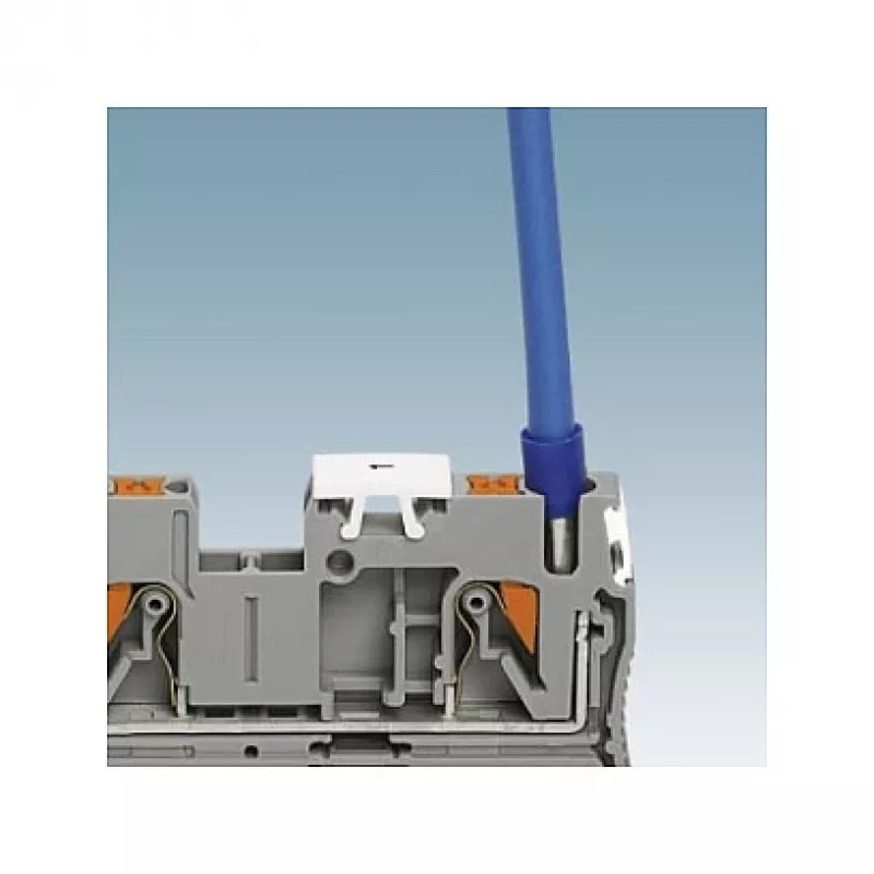 Phoenix Contact PT 2,5-QUATTRO Durchgangsklemme, Push-in, 4-Leiter, 2,5 mm², 800 V, 24 A, grau