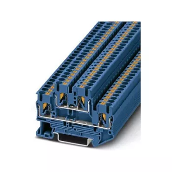 Phoenix 3210570 PTTB 2,5 BU Doppelstock-Reihenklemme mit Push-in-Technologie