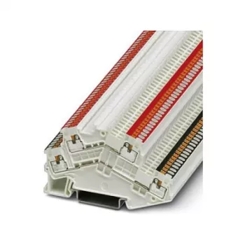 Phoenix Contact PTTBS-1,5/SWH/U-BK/O-RD Doppelstock-Reihenklemme Schwarz/Rot