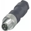 Phoenix Contact SACC-M 8MS-4CON-M-SW M8 Stecker Feldkonfektionierbarer Steckverbinder, Schraubanschluss, Geschirmt, IP67, 4-polig, Pg7 1501265