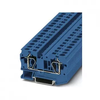 Phoenix Contact ST 6 BU Durchgangsklemme, Push-in, 6 mm², blau
