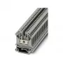 Phoenix Contact UK 5 Durchgangsklemme, Schraubanschluss, 4 mm², 800 V, 32 A, Grau, Hutschienenmontage, 2 Anschlüsse, 1 Potential, PA-Isolierstoff, UL 94 V0