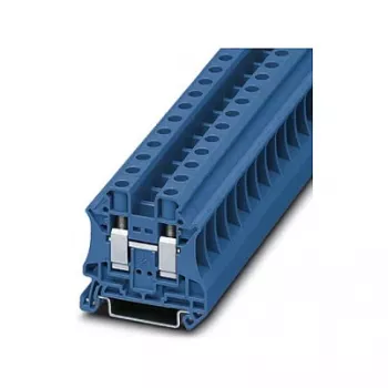 Phoenix Contact UT 10 BU Durchgangsklemme, Schraubanschluss, 10 mm², blau