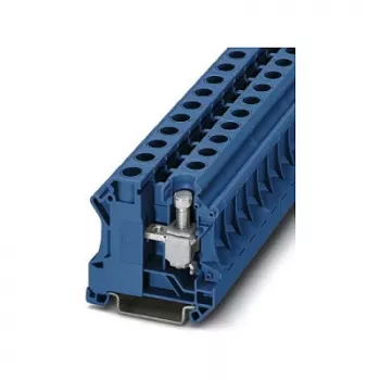 Phoenix Contact UTI 16 BU Installationsklemme, blau, 16 mm², Schraubanschluss, Hutschienenmontage