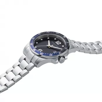 Pierre Cardin Herren Analog Quarzuhr CNI.0030 40mm Schwarzes Zifferblatt Lederarmband