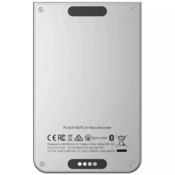 PLAUD NOTE KI-Sprachrekorder, 64GB, Silber
