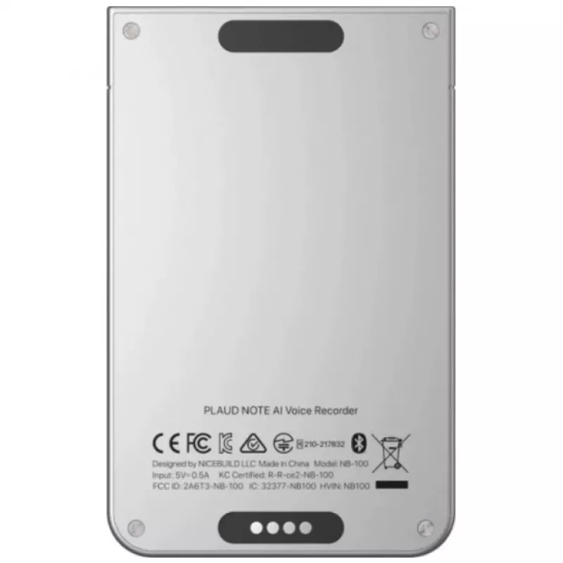 PLAUD NOTE KI-Sprachrekorder, 64GB, Silber