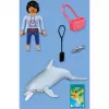 PLAYMOBIL 72091 Animals & Friends Zoo Delfin und Besucher