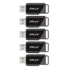 PNY Attaché X USB Flash Drive 64 GB USB 3.2 Gen 1 Multipack of 5 (P-FD64GX5ATTX-EF)