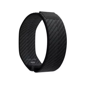 Polar Loop SoftWeave Armband S-L, Schwarz (Night Black) – Wechselarmband für Polar Loop