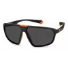 POLAROID PLD2142SRC2 Unisex Rechteck-Sonnenbrille - Havanna-Rahmen, braune polarisierte Gläser