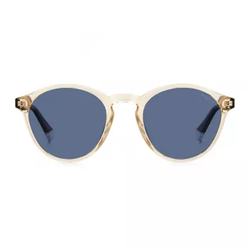 POLAROID PLD4153S40G Herren-Sonnenbrille, eckig - Schwarz/Grau polarisiert UV400