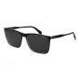 Polaroid PLD4180S587C5 Herren Havanna Braun eckige Sonnenbrille mit braunen polarisierten Gläsern