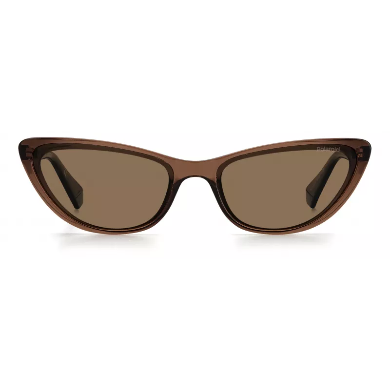 Polaroid PLD6142S09QSP Damen Rechteck-Sonnenbrille - Havana/Braun - Polarisiert UV400