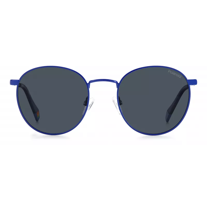 Polaroid PLD6171SPJPC3 Unisex-Sonnenbrille - Schwarzer Rahmen, graue polarisierte Gläser, 51 mm