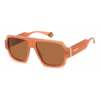 Polaroid PLD6209SX733F Unisex Sonnenbrille Havana Braun 55mm