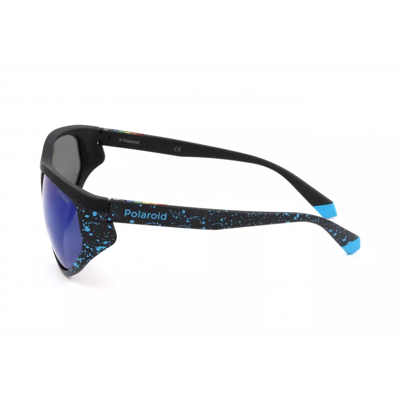 POLAROID PLD7032-S-S6F Unisex Rechteck-Sonnenbrille Havana Braun Polarisiert