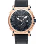 POLICE Herrenuhr PL15728JSR.03 Raho blaues Zifferblatt Lederarmband 53mm