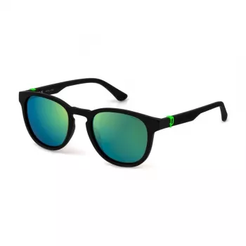 POLICE SPLF6053U28V Herren-Rechteck-Sonnenbrille Havana Braun 53/22/145 mm