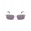 POLICE SPLL85M540302 Herren-Sonnenbrille, eckig - Matt-Schwarzer Rahmen, Graue Gläser, UV400