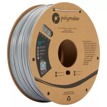 Polymaker ABS Filament 1,75mm, Grau, 1kg