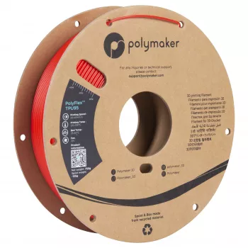 Polymaker TPU-95A 3D-Drucker-Filament, 1,75 mm, 0,75 kg, Rot (PD01003)