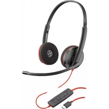 Poly Blackwire C3220 USB-C Single Headset - 3200 Series - On-Ear - Kabelgebunden - USB-C - Geräuschisolierend (209749-22)