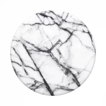 PopSockets Swappable PopGrip Handyhalterung, Dove White Marble