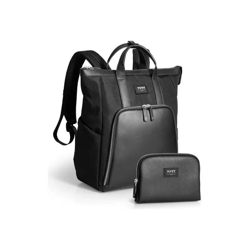 Port Designs Muse Signature 16 Rucksack mit Beutel, schwarz