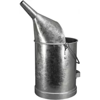 PRESSOL 10L Messkanne aus verzinktem Stahl mit Trichterausguss und 1L-Skala 08063