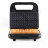 Progress EK6666PVDE 3 in 1 Snack Maker – Waffel-, Sandwich- & Donut-Maker, 900W, Schwarz
