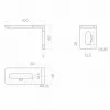PSG 60.041.7016 Führungsrollen-Winkelhalter 100x60mm Anthrazitgrau RAL7016