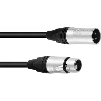 PSSO XLR-Kabel 3-Pin 7,5m Schwarz Neutrik (30227848)