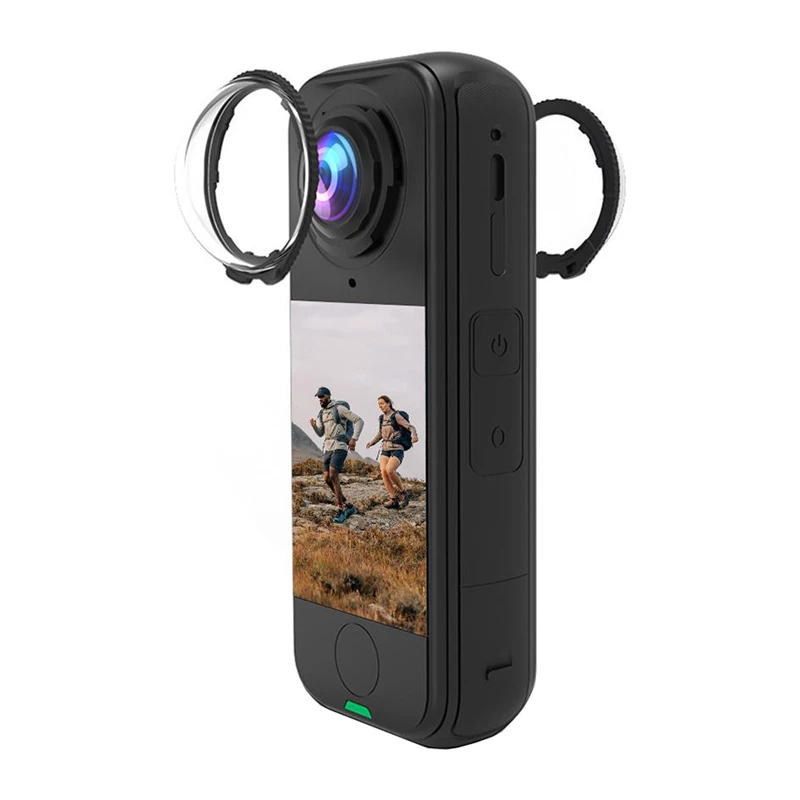 PULUZ Objektivschutz aus gehärtetem Glas für Insta360 X4 Air