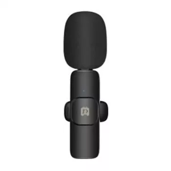 PULUZ PU3083B Drahtloses Lavalier-Mikrofon mit USB-C-Empfänger, 2,4 GHz, omnidirektionaler Kondensator, 20 m Reichweite