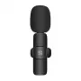 PULUZ PU3083B Drahtloses Lavalier-Mikrofon mit USB-C-Empfänger, 2,4 GHz, omnidirektionaler Kondensator, 20 m Reichweite