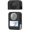 PULUZ PU783B Silikon-Objektivabdeckung für DJI Osmo 360, Schwarz