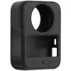 PULUZ PU783B Silikon-Objektivabdeckung für DJI Osmo 360, Schwarz