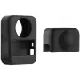 PULUZ PU783B Silikon-Objektivabdeckung für DJI Osmo 360, Schwarz