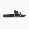 PUMA 384139 01 Herren Badeslipper, Schwarz/Weiß, Größe 40,5