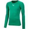 Puma Liga Baselayer Tee LS Herren Langarm Kompressionsshirt Green Glimmer/Puma Black Größe L