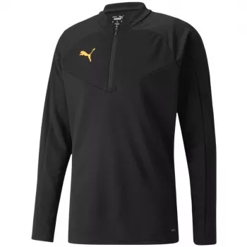Puma Herren Trainings-Hoodie mit 1/4-Reißverschluss, schwarz, S