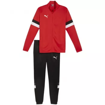 PUMA Herren Team Rise Trainingsanzug Rot/Schwarz Größe M