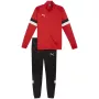 PUMA Herren Team Rise Trainingsanzug Rot/Schwarz Größe S
