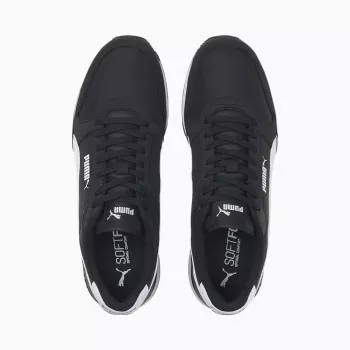 PUMA R78 Herren Lifestyle-Sneaker Schwarz Weiß