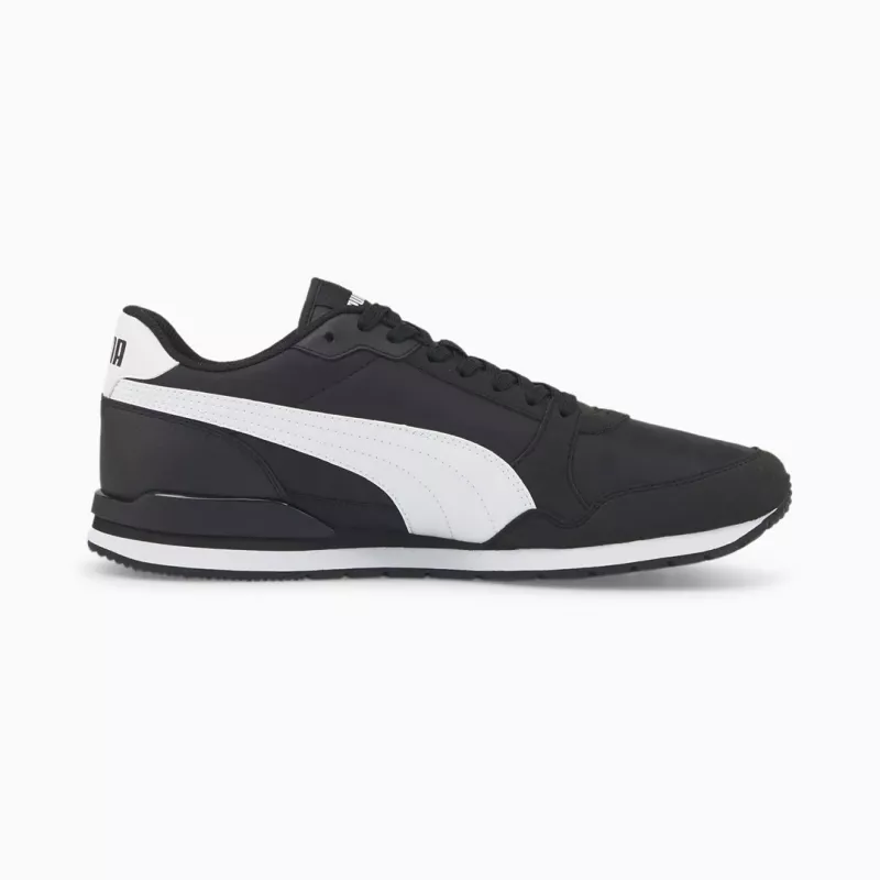 PUMA R78 Herren Lifestyle-Sneaker Schwarz Weiß