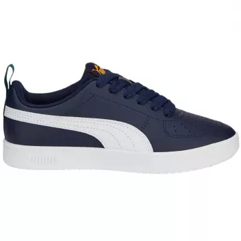 PUMA Rickie Jr Kinder-Sneaker Navy Blau Weiß 38.5